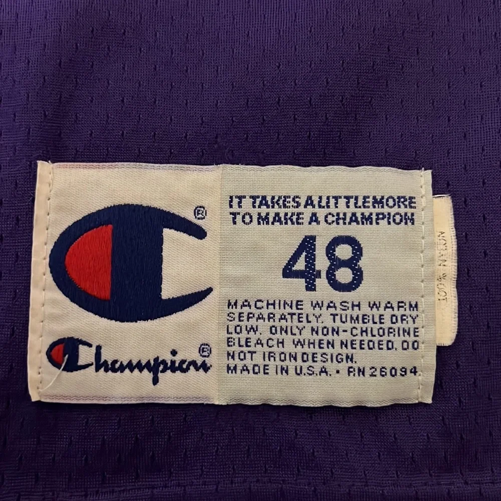 Champion Warren Moon Minnesota Vikings Jersey size 48 Color Purple - Picture 3 of 6